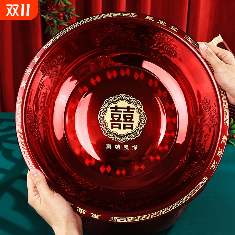 洛雾不锈钢结婚脸盆加厚材质