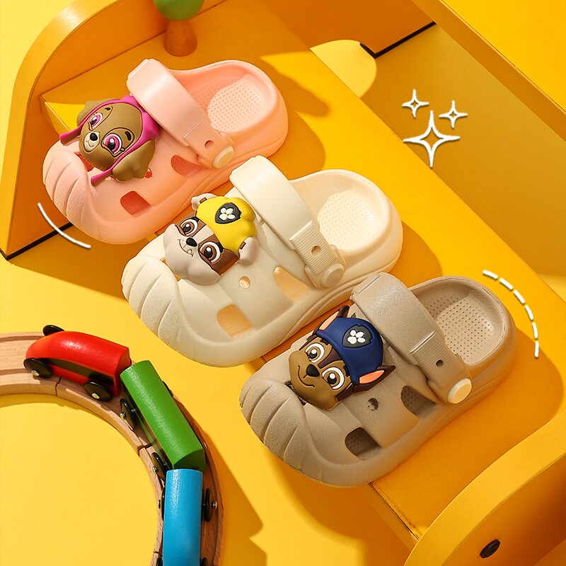汪汪队儿童凉拖鞋女童夏季室内小孩洞洞鞋洗澡防滑男宝宝亲子凉鞋