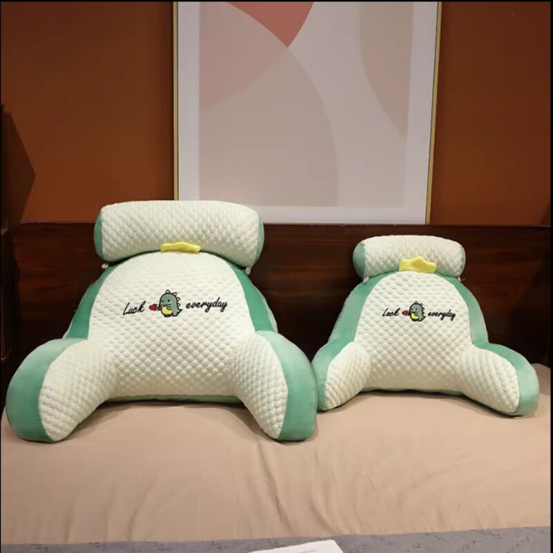 冰大靠背垫床头靠垫床上靠枕抱枕女生睡觉发腰靠凉感支撑可拆洗