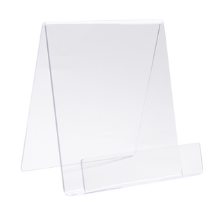 亚克力书架书立架支架书托书店绘本桌面图册陈列架书靠书展示架托透明a4书籍塑料摆放书本图书馆杂志放书书挡