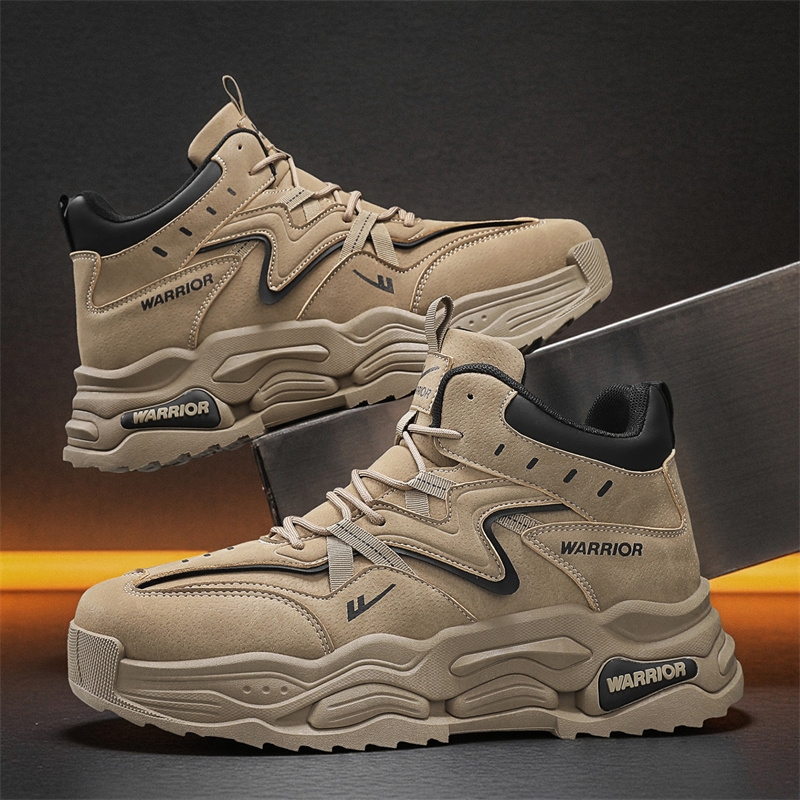 回力马丁靴男冬季休闲百搭厚底黑色耐磨耐脏运动骑行工装鞋男