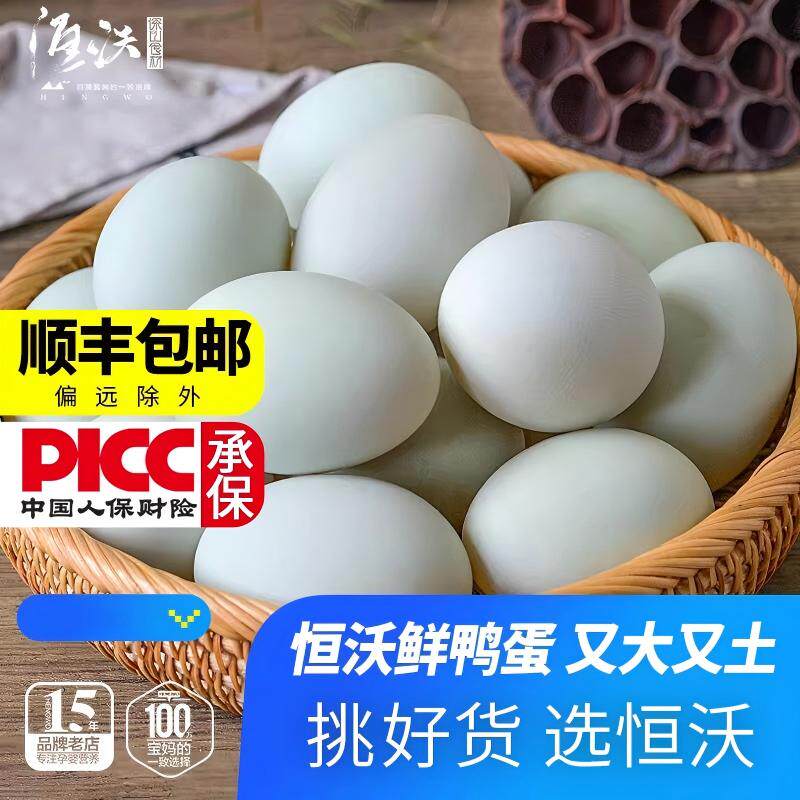 鸭蛋新鲜正宗散养土鲜生鸭蛋新鲜青壳浙江农家30枚青皮鸭子蛋顺丰