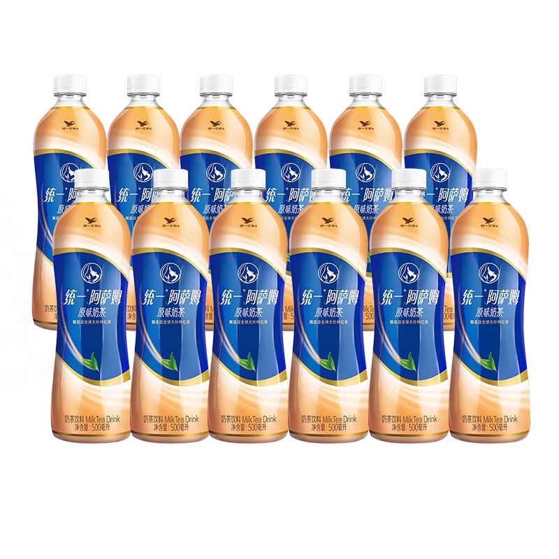 统一阿萨姆原味奶茶500ml*12