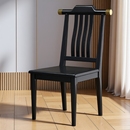 新中式 全实木椅子家用餐椅饭店靠背酒店餐厅餐桌结实榫卯软包结构