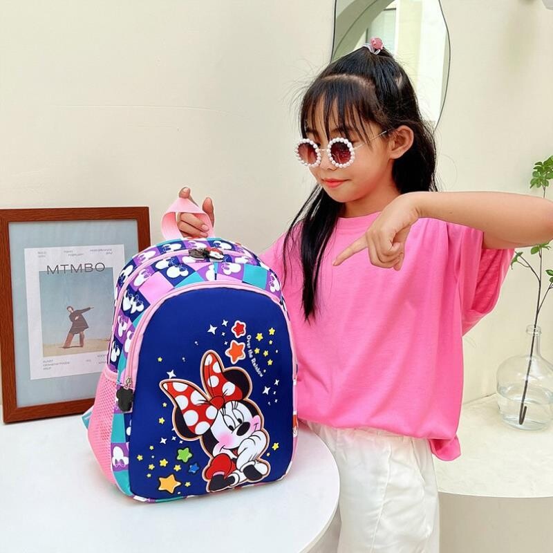 2026新款儿童双肩包减负卡通外贸米妮幼儿园书包背包