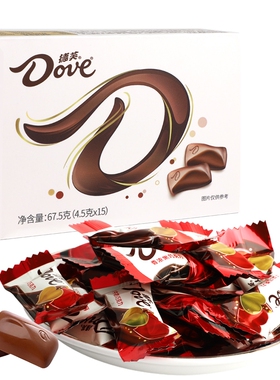 德芙丝滑牛奶巧克力礼盒装 4.5gx15粒