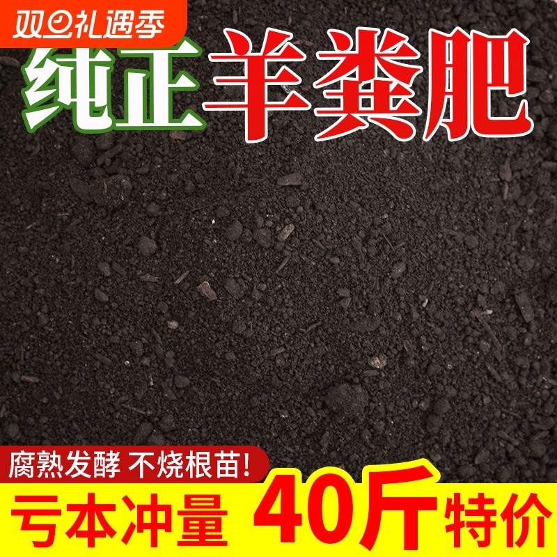 内蒙古纯羊粪发酵有机肥料蔬菜专用肥发酵羊粪腐熟农家肥专用土壤