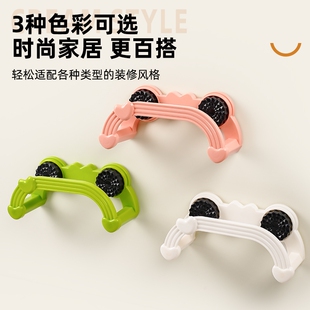 曌阁新升级双胶贴收纳厕所脸盆架免打孔壁挂式 吸盘伸缩厨房锅盖架