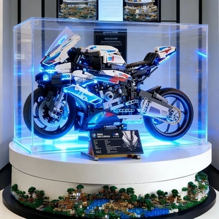 2026新款宝马M1000RR摩托车积木成年人高难度机械组拼装摆件男孩