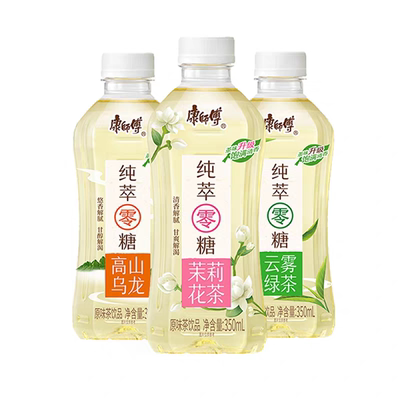 康师傅纯萃零糖茶饮料