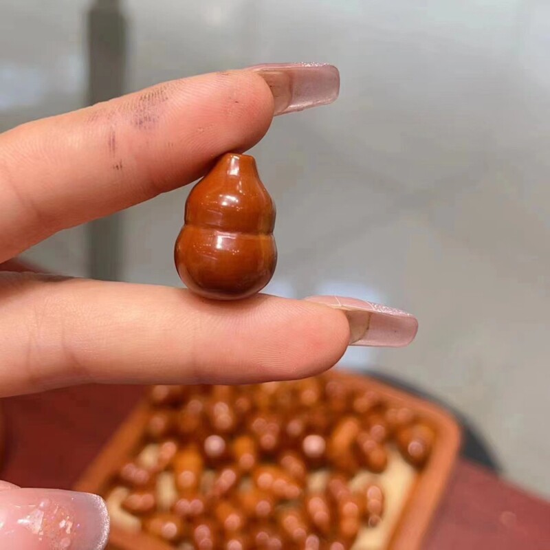 新款精品橄榄核葫芦文玩配件手工diy手串手链时尚饰品配饰