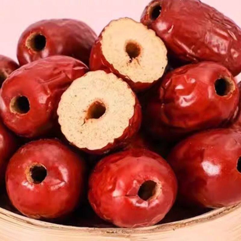 去核红枣新货精选枣子煮粥煲汤煮茶干果大枣无核红枣干年货坚果