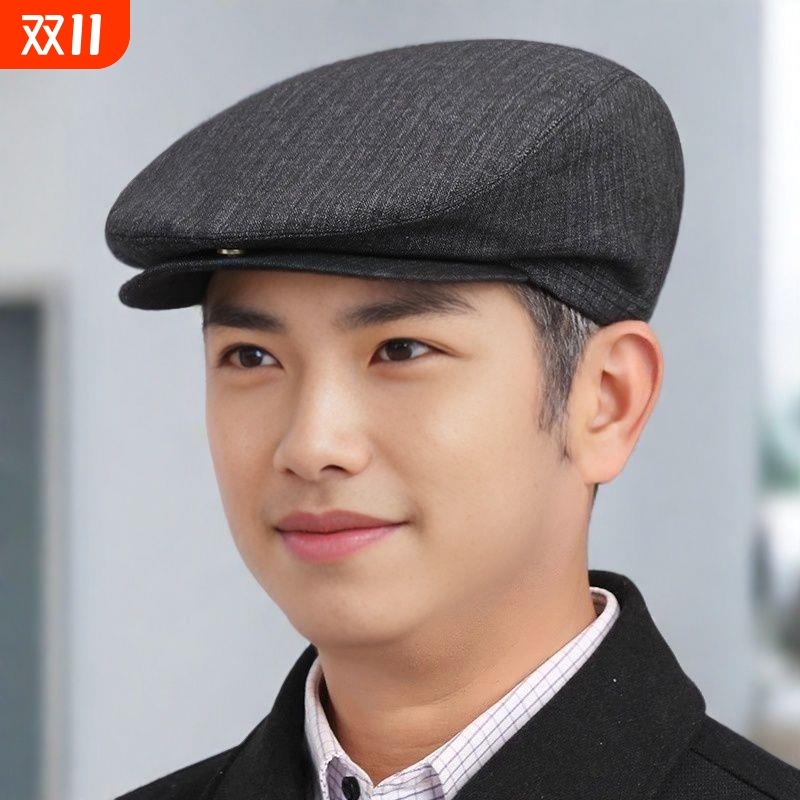 春秋季鸭舌前进帽薄老人中老年人帽子男士爷爷老头春夏休闲爸爸帽