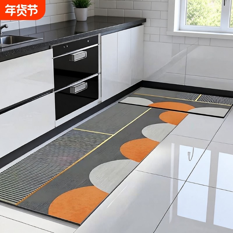 厨房地垫防滑防油可擦免洗地毯垫垫子防水垫地板硅藻泥耐脏吸水,居家布艺,厨房地垫,淘宝优惠券,粉丝福利购,淘宝优惠卷