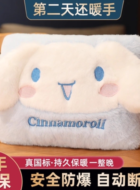 2025款热水袋暖水袋暖手宝充电暖宝宝防爆正品可爱毛绒女生电热