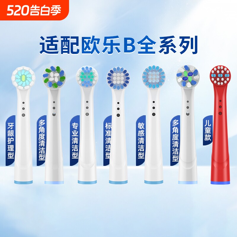 适用博朗OralB/欧乐B电动牙刷头p4000/p2000/pr