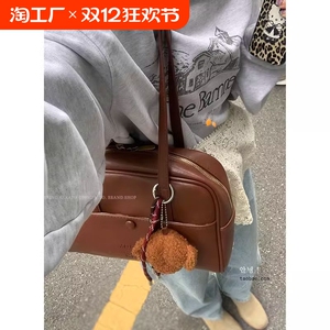 艾程韩国小众腋下包包女秋季2024新款时尚复古通勤包大容量公文包