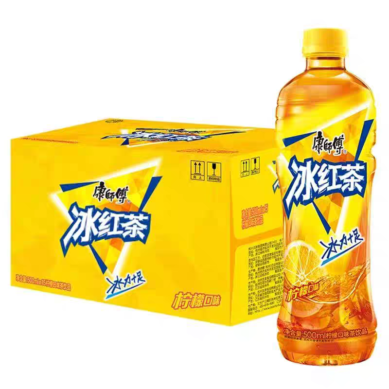 康师傅茶饮料冰红茶绿茶茉莉蜜茶清茶整箱批发包邮酸梅汤瓶装低糖