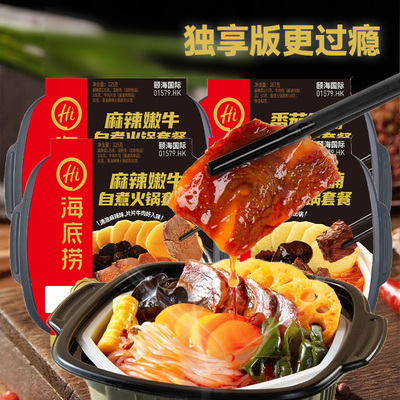 海底捞 自煮火锅套餐麻辣嫩牛番茄牛腩自热火锅经典口味多规格