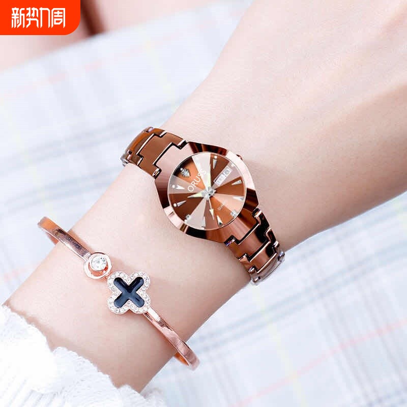 新款瑞士品牌正品手表女全自动机芯女士夜光防水简约气质时尚学生