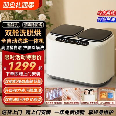 荣事达全自动内衣裤洗衣机双桶