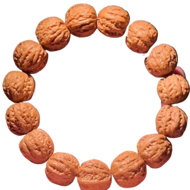 机刷包浆玉化文玩山核桃手持男小秋子灯笼把玩佛珠手串八棱随身盘