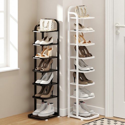 简约小窄门口多层铁艺鞋架宿舍