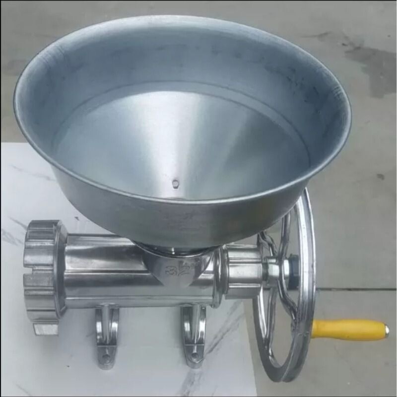 32号手动铝合金绞肉机 绞辣椒机 手动灌肠机 碎鱼机绞碎鸡鸭架机