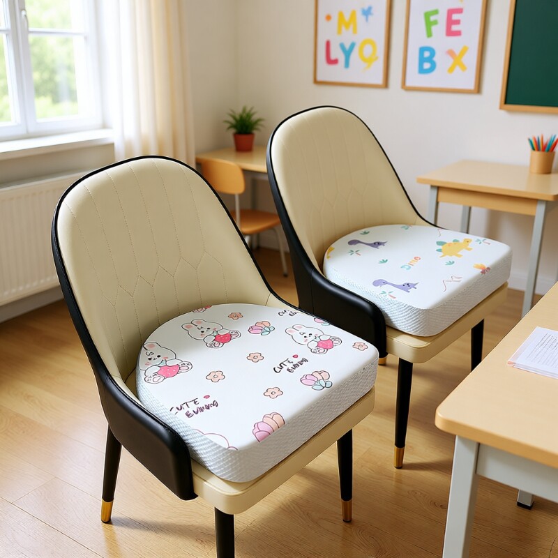 增高坐垫宝宝U型餐椅子垫子学生加高加厚凉席垫夏季儿童座垫防滑