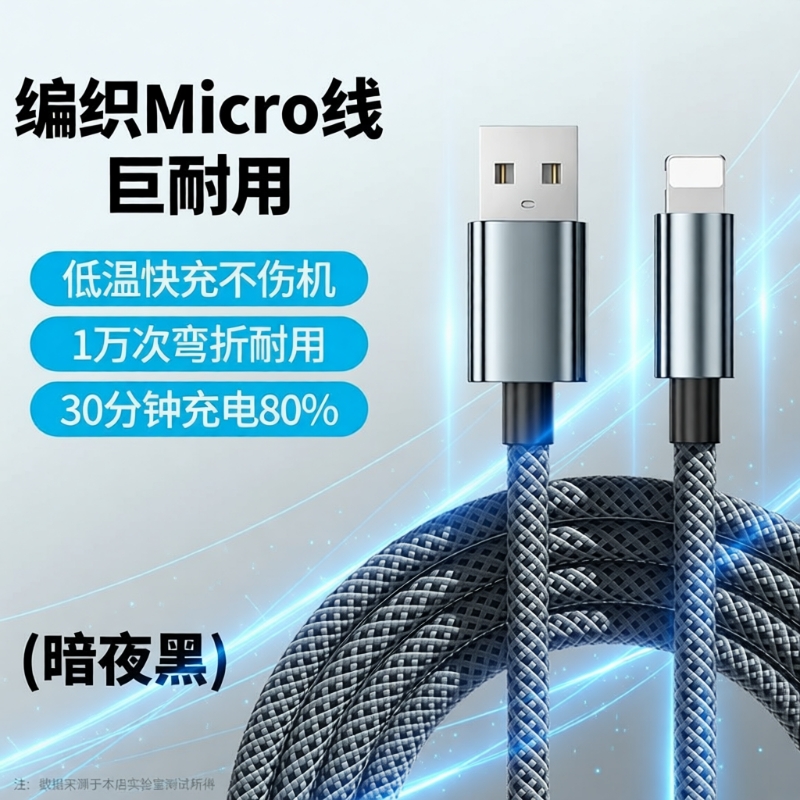 适用苹果PD编织超级快充数据线iPhone8plus/XSmax/11/12/13/14promax闪充ipad平板车载数据传输USB加长充电线
