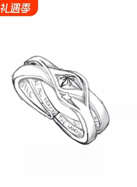 Stray Kids韩国男团莫比乌斯环戒指小众设计感粉丝应援周边指环