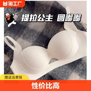 内衣女士品牌专柜正品 收副乳防下垂性感文胸罩半杯 小胸聚拢新款