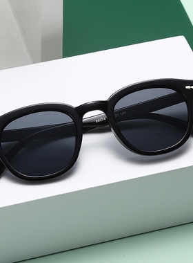 2023新款太阳镜眼镜框架女圆形复