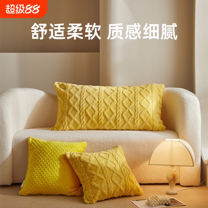 2023新款加绒沙发抱枕抱枕套