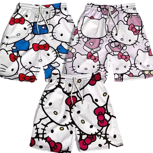hellokitty篮球裤短裤男男生运动哈喽kitty凯蒂猫沙滩裤潮派大星