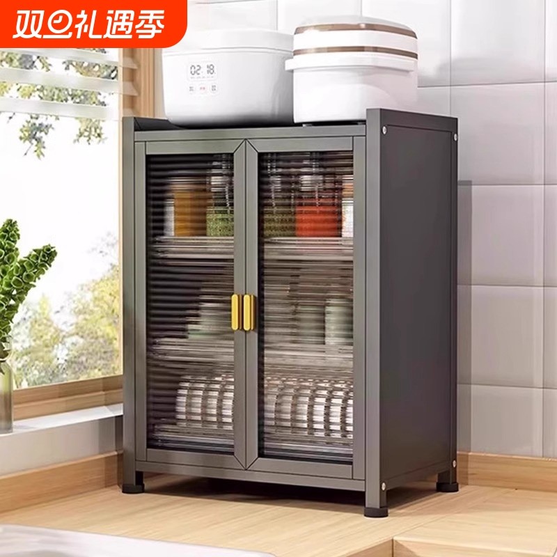 厨房置物架碗碟沥水架收纳架放碗架家用多功能碗柜碗筷收纳盒餐具