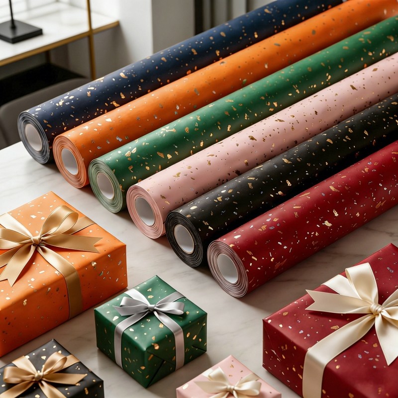 包装纸礼品纸卷筒款洒金生日礼物新年情人节红色喜庆结婚礼盒包装高级感丝带男女生复古超大尺寸礼物ins材料,文具电教/文化用品/商务用品,包装纸/蜂窝纸,淘宝优惠券,粉丝福利购,淘宝优惠卷
