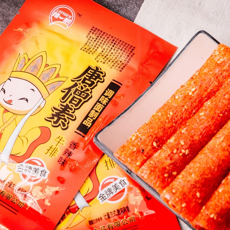 辣条食品唐僧素牛排肉辣片8090后经典怀旧零食宿舍休闲小吃热销