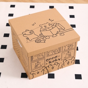 盒零食生日礼品盒高级感送男生款 超大号涂鸦箱子礼物盒空盒子包装