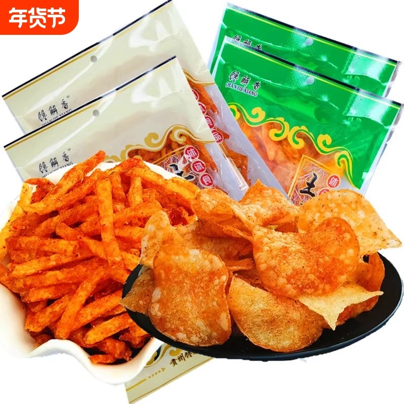 麻辣土豆片开阳馋解香辣土豆丝贵阳洋芋薯片网红零食小吃