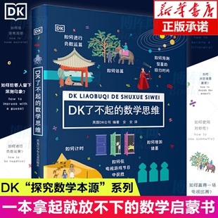 DK了不起的数学思维 6-8-10-12岁小学生一二年级三四年级数学思维训练学前班幼儿童幼小衔接数学题益智早教启蒙书绘本