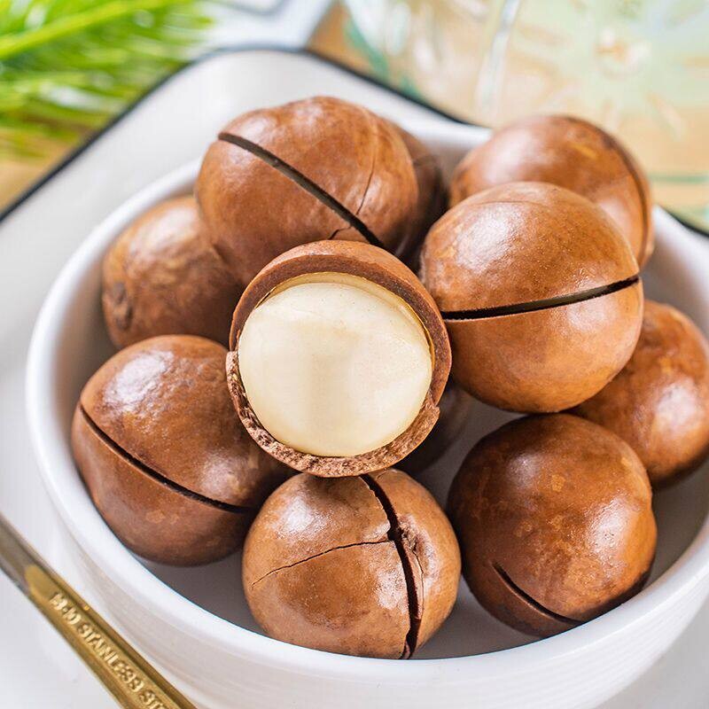 仁仁赞夏威夷果奶油味大颗粒500g坚果袋装含罐装休闲零食炒货