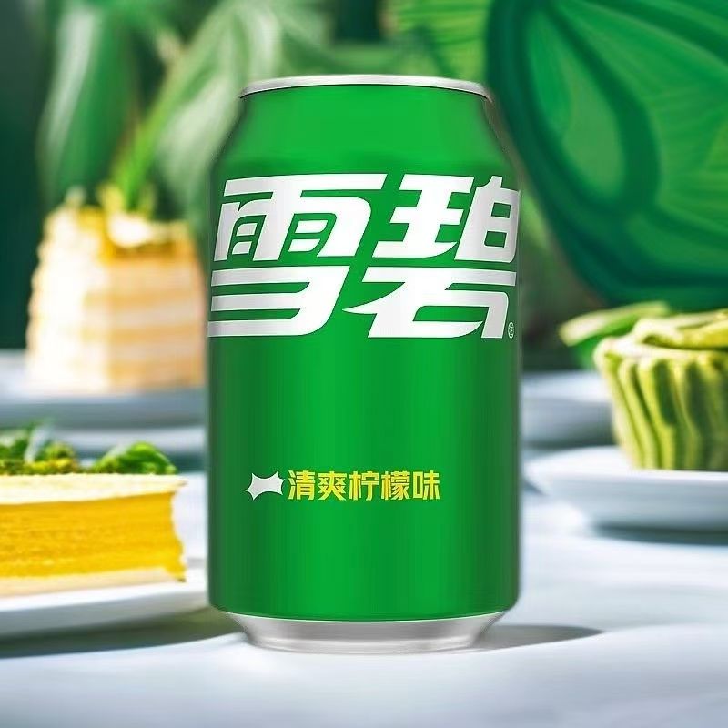 可口可乐雪碧330ml*24瓶罐装清爽柠檬味汽水碳酸饮料整箱新日期