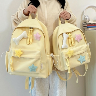 日系ins小号书包女生学生简约百搭少女学院风迷你双肩包轻便背包
