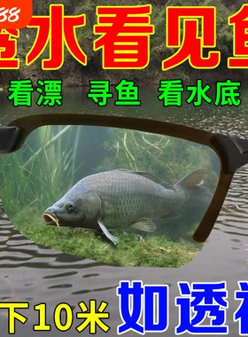 水深10米直接看到鱼钓鱼射鱼神器