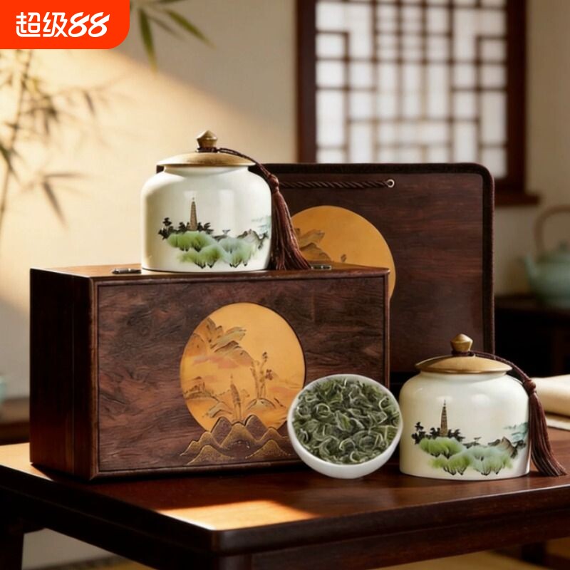 茶叶礼盒装碧螺春绿茶原产好茶节日送礼送长辈2026新茶高档佳品图片