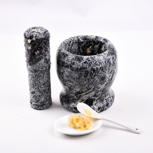 蒜臼子捣蒜器石臼捣蒜泥神器家用擂钵捣碎罐家用捣药器捣药研磨器