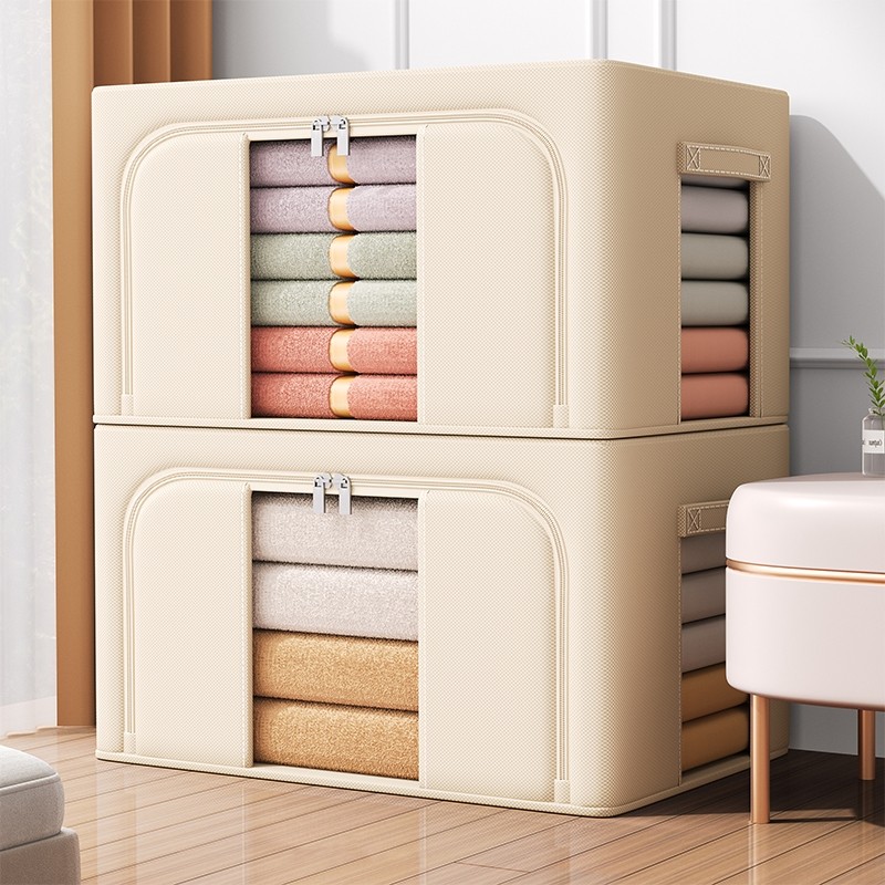 衣服收纳箱布艺收纳盒储物袋大容量衣柜整理神器,收纳整理,收纳箱,淘宝优惠券,粉丝福利购,淘宝优惠卷
