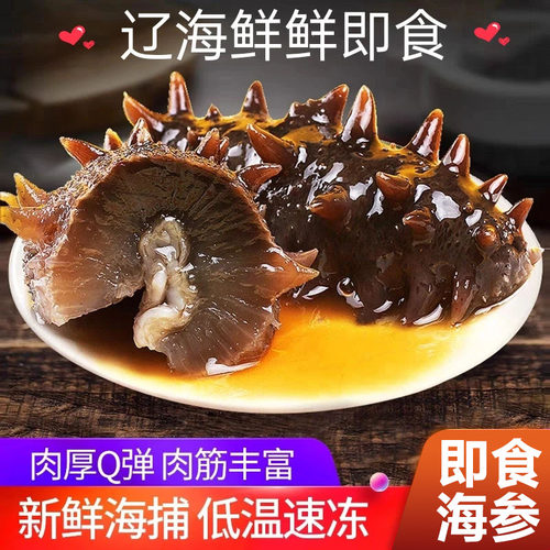 【源头直销】深海海参鲜食刺参即食海参 参刺挺拔250g/袋