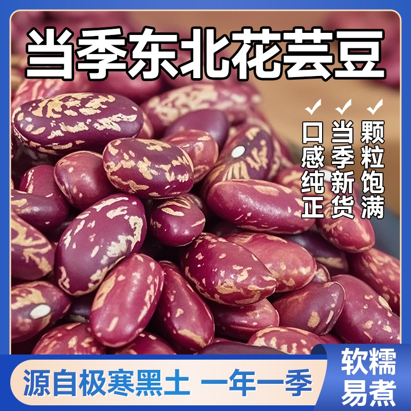 东北花芸豆新货大粒农家特产饭豆